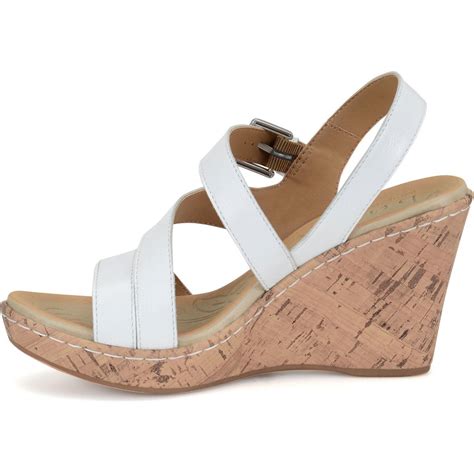 White Wedge Sandals