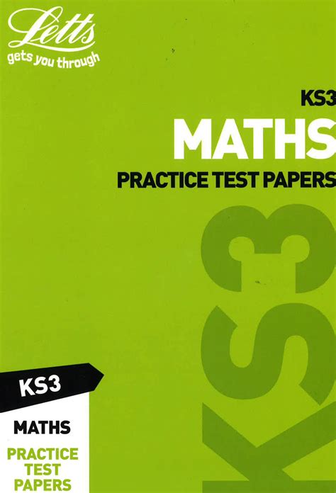 Ks3 Maths Practice Test Papers Letts Ks3 Revision Success Bookxcess