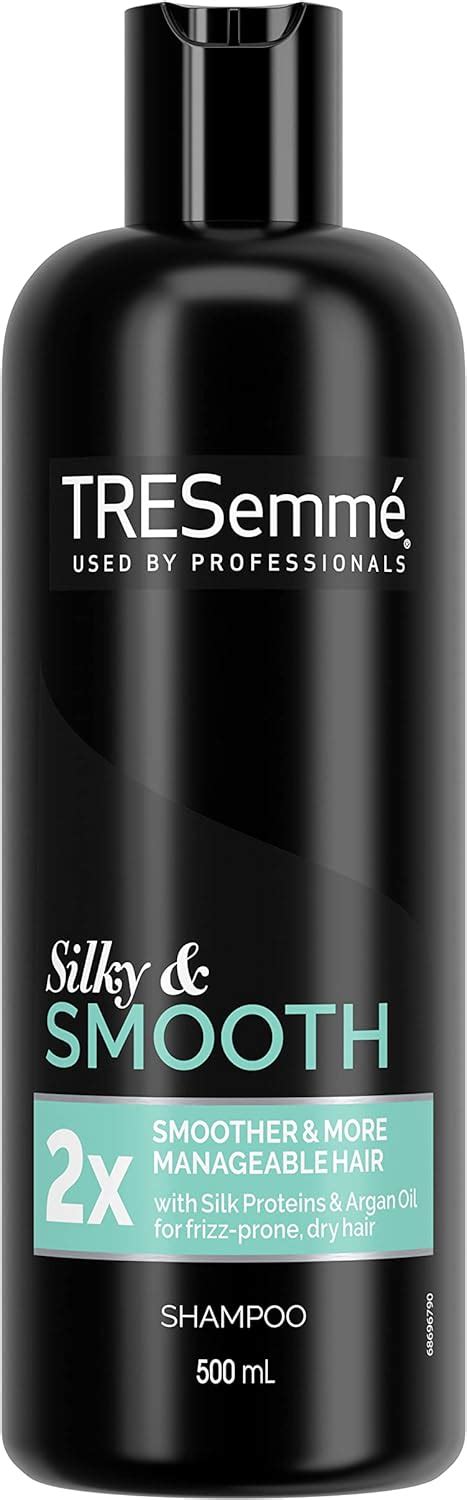 Tresemme Silky And Smooth Reduces Frizz For 2x Smoother Hair Shampoo For