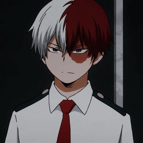 Bnha Mha Todoroki Shoto Icon Aesthetic Dark Anime Hermanos De