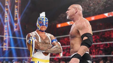 Goldberg Vs Rey Mysterio Match Wrestling Legend Youtube