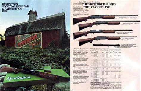 Remington 1980 Firearms Catalog Cornell Publications