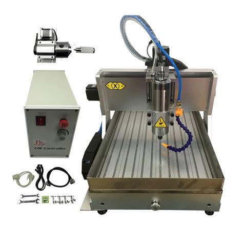 Usb Cnc 6040 Z Vfd 2 2kw 4 Axis Cnc Router Machine With Water Tank