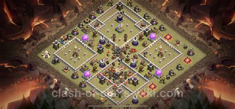 Meisterhütte Lvl {bh} Anti 3 Sterne Base Link Layout Nachtdorf Coc Clash Of Clans 2022