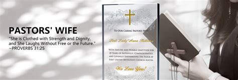 First Lady Pastor Wife Appreciation Poems Personalized Pastor Wife