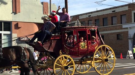 Mr Joe Buscaino On The Wells Fargo And Company Stagecoach During The