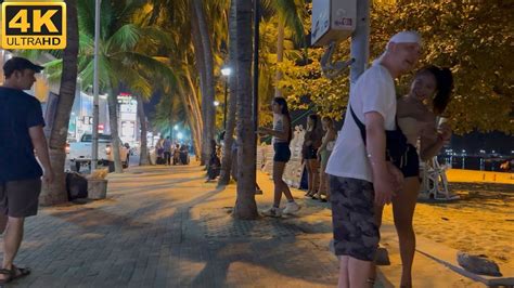 K Beach Road Pattaya Night Street Scenes So Many Freelancers