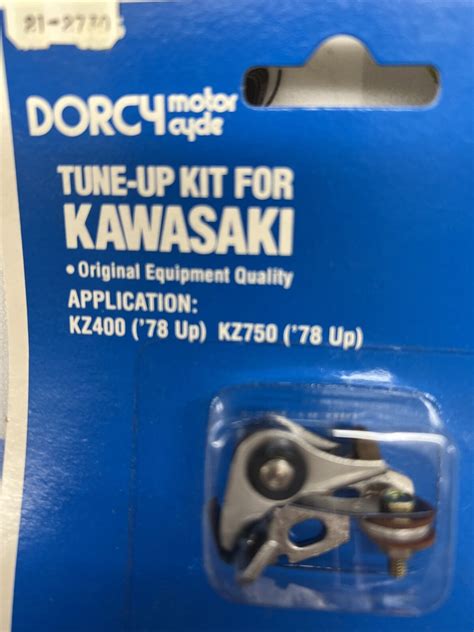 Nos Kawasaki Dorcy Tune Up Kit Points Condenser Kz400 Kz750 Twin Mc S85 Ebay