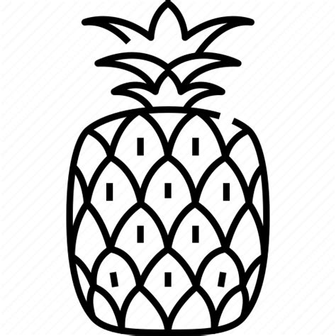 Pineapple Fruit Healthy Food Fresh Organic Tasty Icon Download On Iconfinder