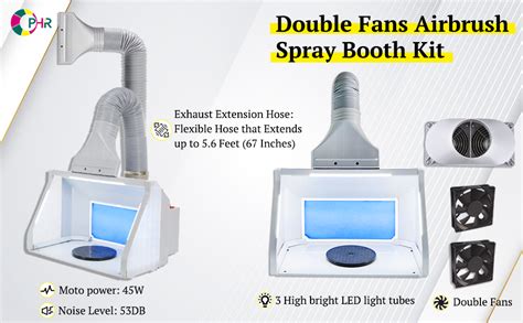 Amazon Ophir Double Fans Airbrush Spray Booth Kit Portable