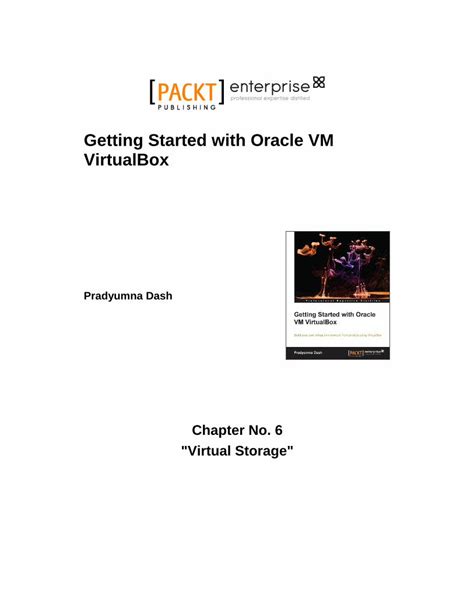 Pdf Getting Started With Oracle Vm Virtualbox Packtpub