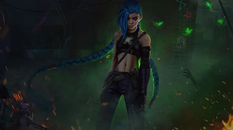 1600x900 Arcane Jinx League Of Legend 5k 1600x900 Resolution Hd 4k