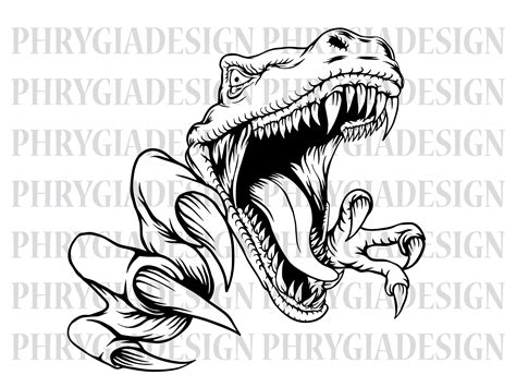 T Rex Dinosaur Svg Png Angry Dinosaur Svg T Rex Svg Dinosaur Svg Dinosaur Design