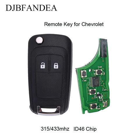 Djbfandea Buttons Car Remote Key For Chevrolet Malibu Cruze Aveo