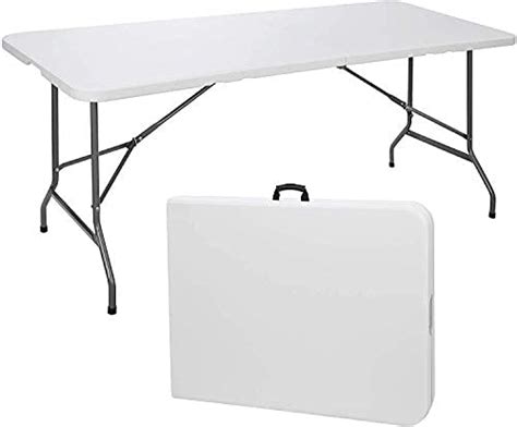 Buy CozyBox 8ft Folding Table Indoor Outdoor Heavy Duty Portable