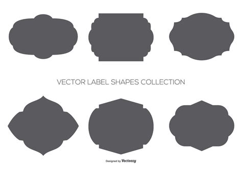 Vector Label Shapes Collection - Download Free Vector Art, Stock ...