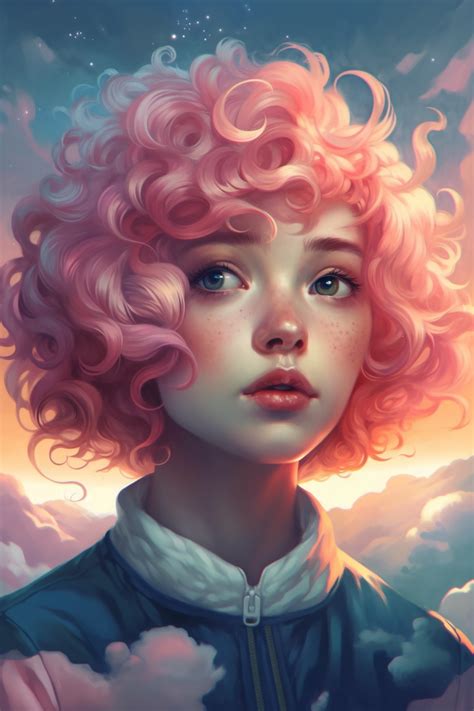 Behold A Mesmerizing Artwork Of A Dreamy Female Painted With Beautiful