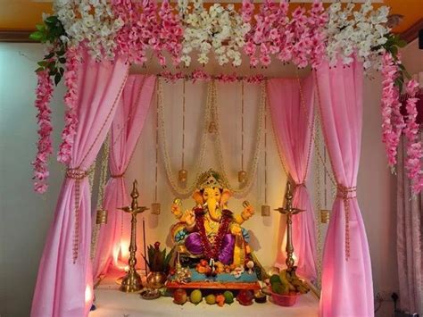 25 Simple Best Ganpati Decoration Ideas At Home 2024 Ganpati