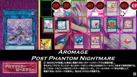 Yu Gi Oh Aromage Combos 2023 Post Phantom Nightmare Aromage Good