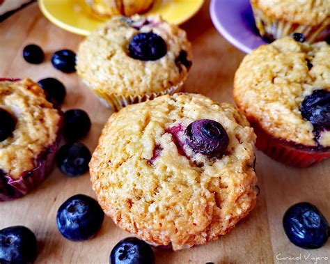 Muffins De Ar Ndanos En Minutos Muffins De Arandanos Recetas De