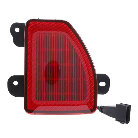 Car Red Rear Bumper Fog Light Rear Bumper Reflector Light Warning Light