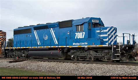 Current Locomotives Of The Wheeling And Lake Erie Railway Roster Page