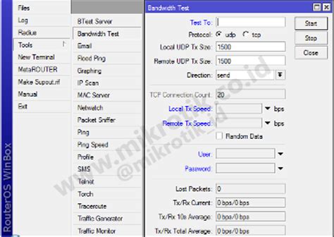 Citraweb Bandwidth Test Menggunakan Mikrotik