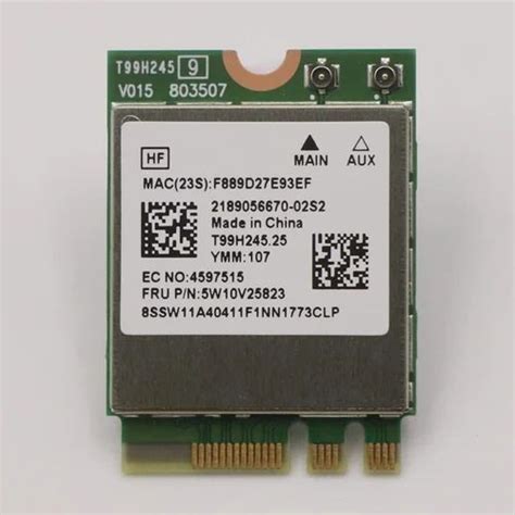 Media Tek Mt Wifi Bluetooth Card For Lenovo W V At