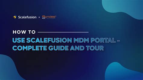 How To Use Scalefusion MDM Portal Complete Guide And Tour YouTube