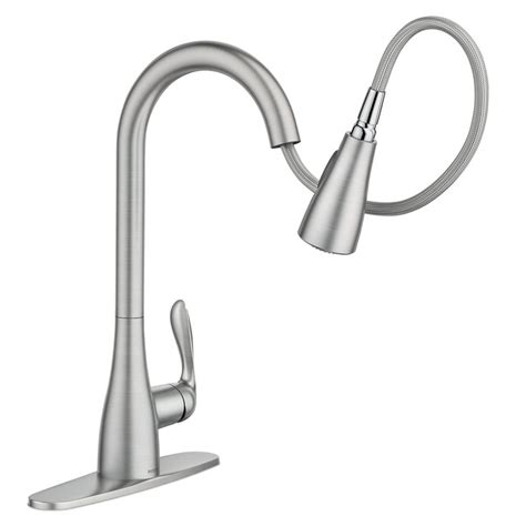 Moen Georgene Spot Resist Stainless Single Handle Pull Down Kitchen