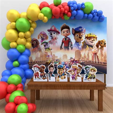 Kit de decoración para fiestas infantiles Paw Patrol Movie M MercadoLibre