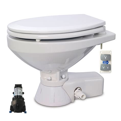 Jabsco Quiet Flush Electric Toilet Regular Bowl 12V Manex