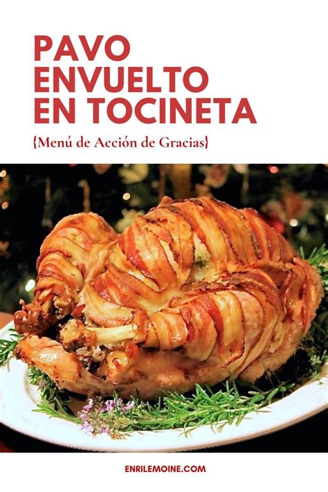 Pavo Asado Envuelto En Tocineta