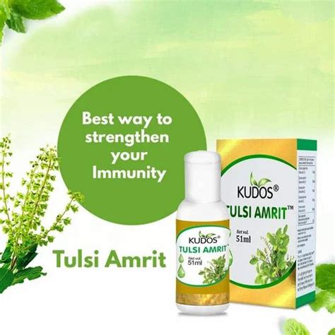 Kudos Ayurveda Tulsi Amrit Best Tulsi Drops For Immunity Booster