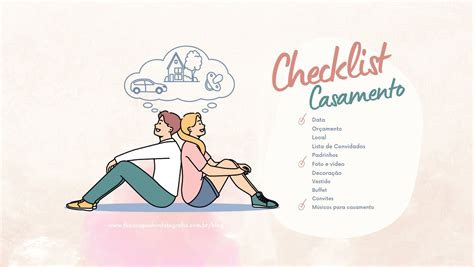 Checklist Do Casamento Com Passo A Passo