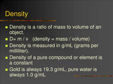 Ppt Mass Volume And Density Powerpoint Presentation Free Download Id5810070