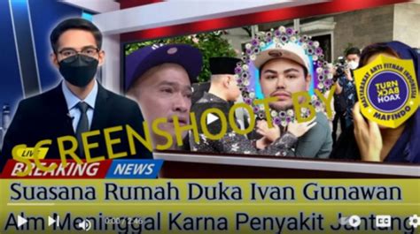 CEK FAKTA Benarkah Ivan Gunawan Meninggal Dunia Karena Serangan Jantung