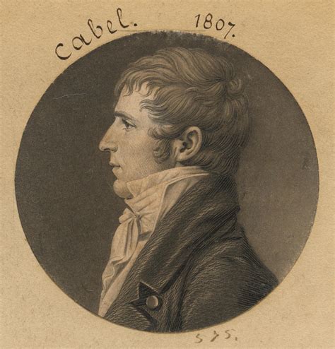 William H Cabell Drawing By Charles Balthazar Julien Fevret De Saint