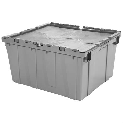 Grainger Approved Attached Lid Containerblue38 Gal Attached Lid