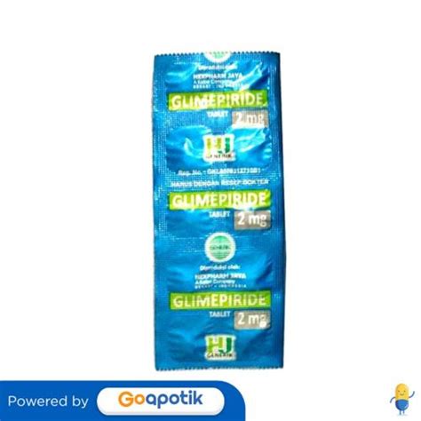 Jual GLIMEPIRIDE HEXPHARM 2 MG STRIP 10 TABLET Shopee Indonesia