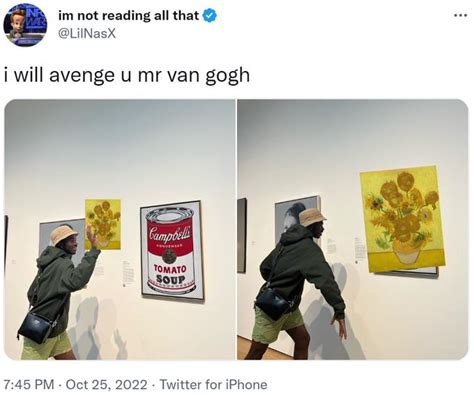 i will avenge u mr van gogh | Just Stop Oil | Know Your Meme