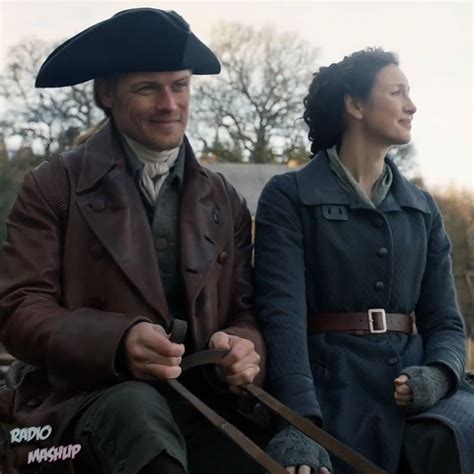 Outlander Stars Sam Heughan Caitriona Balfe Return To Set For Season 6