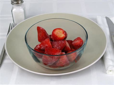 Calories In Cup Frozen Strawberries