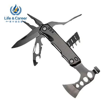 Outdoor Survival Essential Multifunctional Hammer Axe Handle Camping