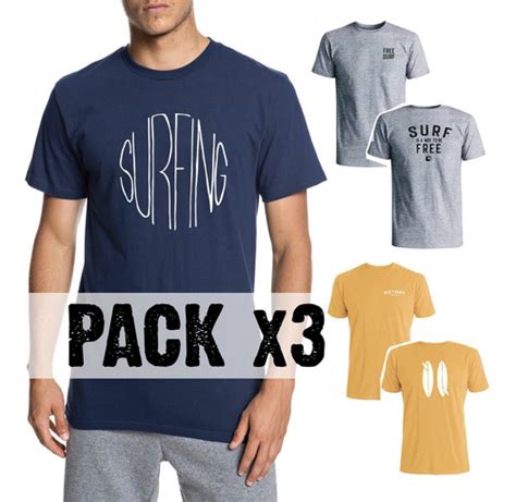 Pack X Remeras Estampadas Surf Mae Tuanis Avellaneda Online