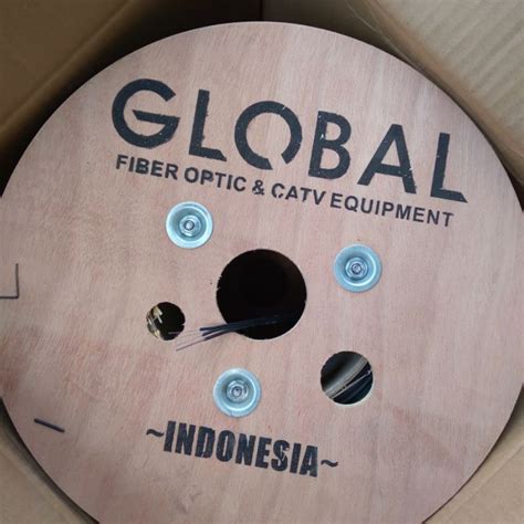 Jual Kabel Fiber Optik FO Merk Global 1 Core 3 Seling Indonesia Shopee