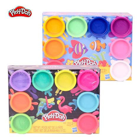 Play Doh 8 Colours Pack Non Toxic Modeling Compound Starter Set For Hasbro Shopee Việt Nam