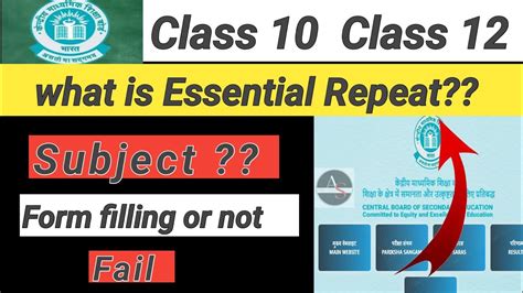 Cbse Private Exam What Is Essential Repeat Class Class