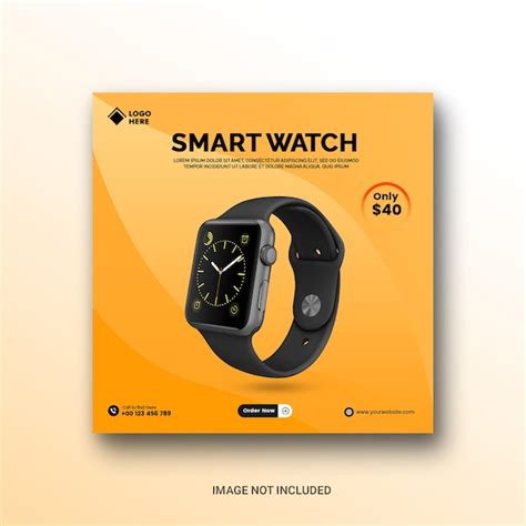 Premium Psd Smart Watch Social Media Post And Product Banner Design