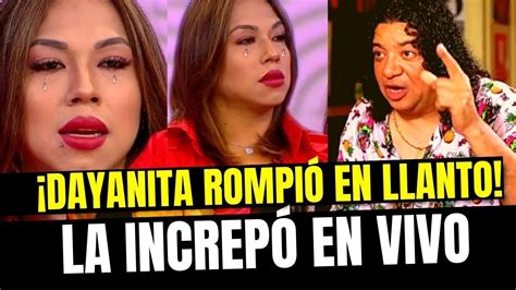 Dayanita Rompe En Llanto Tras Mensaje De Carlos V Lchez Youtube